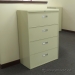 Beige ProSource 4 Drawer Lateral File Cabinet, Locking